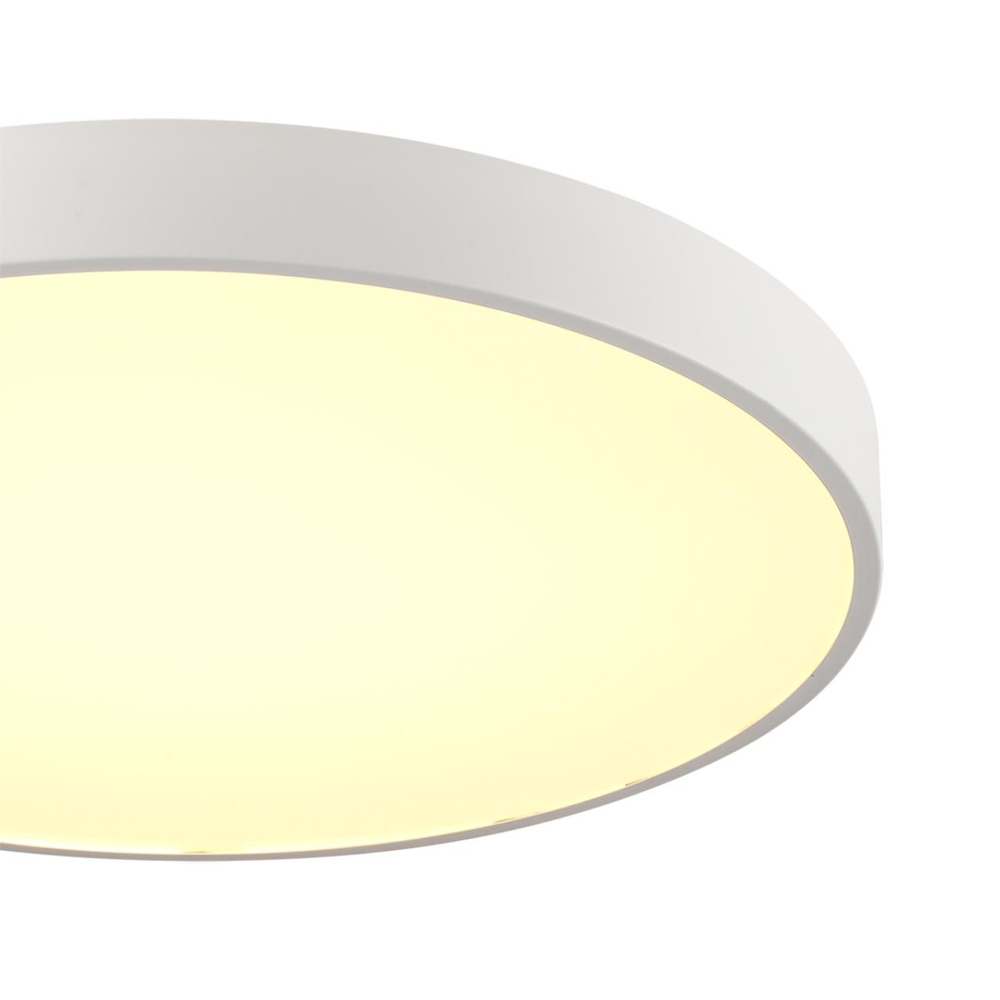 7755/70L MITRA LED SN 539 Светильник металл/акрил/белый LED (60Вт+10Вт) 3000K+3000K D600 IP20 подсветка QUASAR