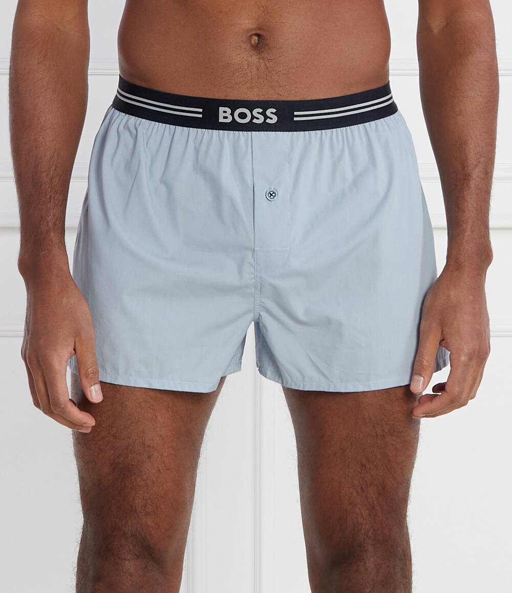 Трусики-боксеры 3шт. 3P Woven Boxer BOSS BLACK - темно-синий(50480034)