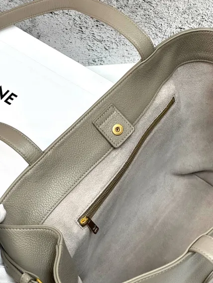 Сумка Celine MEDIUM CABAS ANAÏS CUIR TRIOMPHE Бежевая