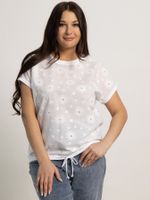 Блуза Таня (белая/цветы) Б15707-20М LT Collection