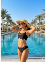 купальник раздельный топ и плавки для купания спортивный