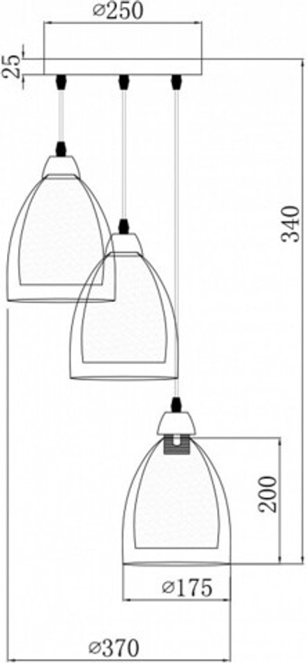 Подвесной светильник Freya Astery FR5375PL-03CH1