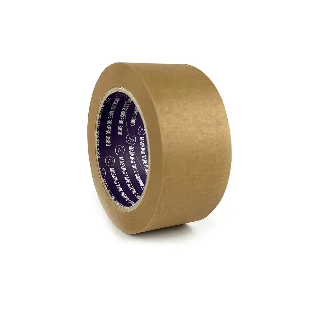 Скотч малярный, Малярная лента для авто ROXPRO 3680, коричневая, 48мм х 40м 1 шт.