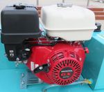 Ручной виброкаток GIKS GVR-500H двухвальцовый, бензиновый - [500 кг / Honda GX270]