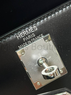 Женская сумка Hermes Kelly черного цвета