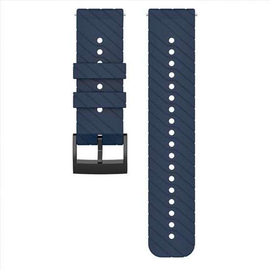 Силиконовый ремешок Suunto 24 mm для 9 / 9 Baro / 7 / D5 / Spartan Sport быстросъемный (Athletic 3) (Серый)