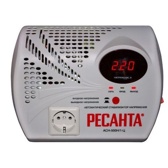 Стабилизатор напряжения "РЕСАНТА" АСН-500 Н/1-Ц