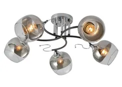 29055/5 CHROME+BLACK (1) Люстра (RL)