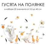 Стикеры ГУСЯТА НА ПОЛЯНКЕ
