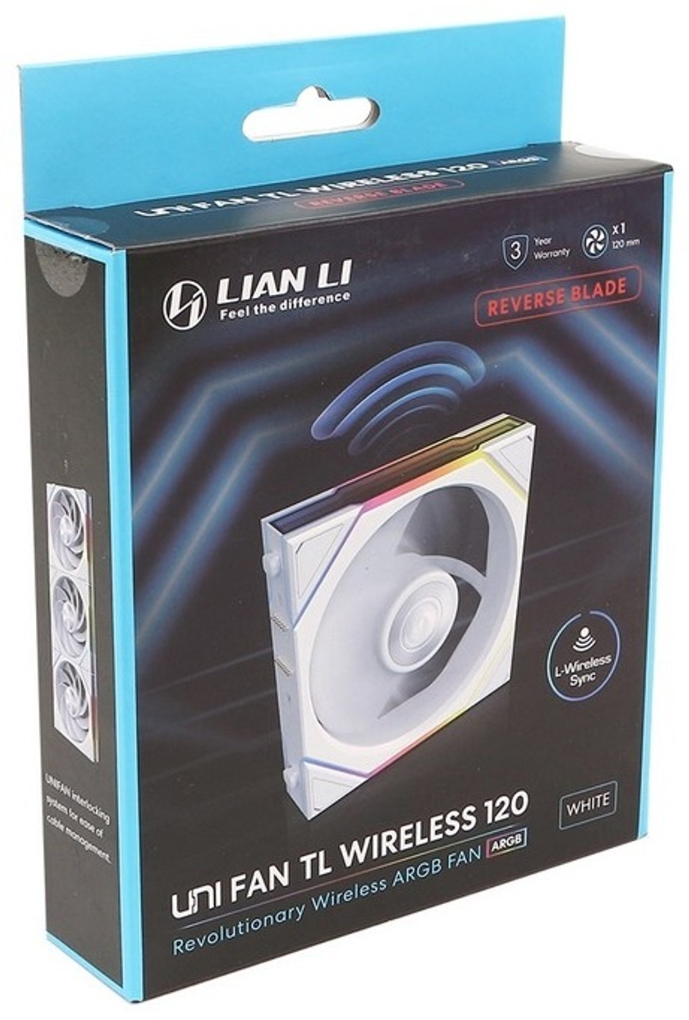 Вентилятор LIAN LI Uni Fan TL Wireless 120 ARGB Reverse Blade G99.12RTL1W1W.00