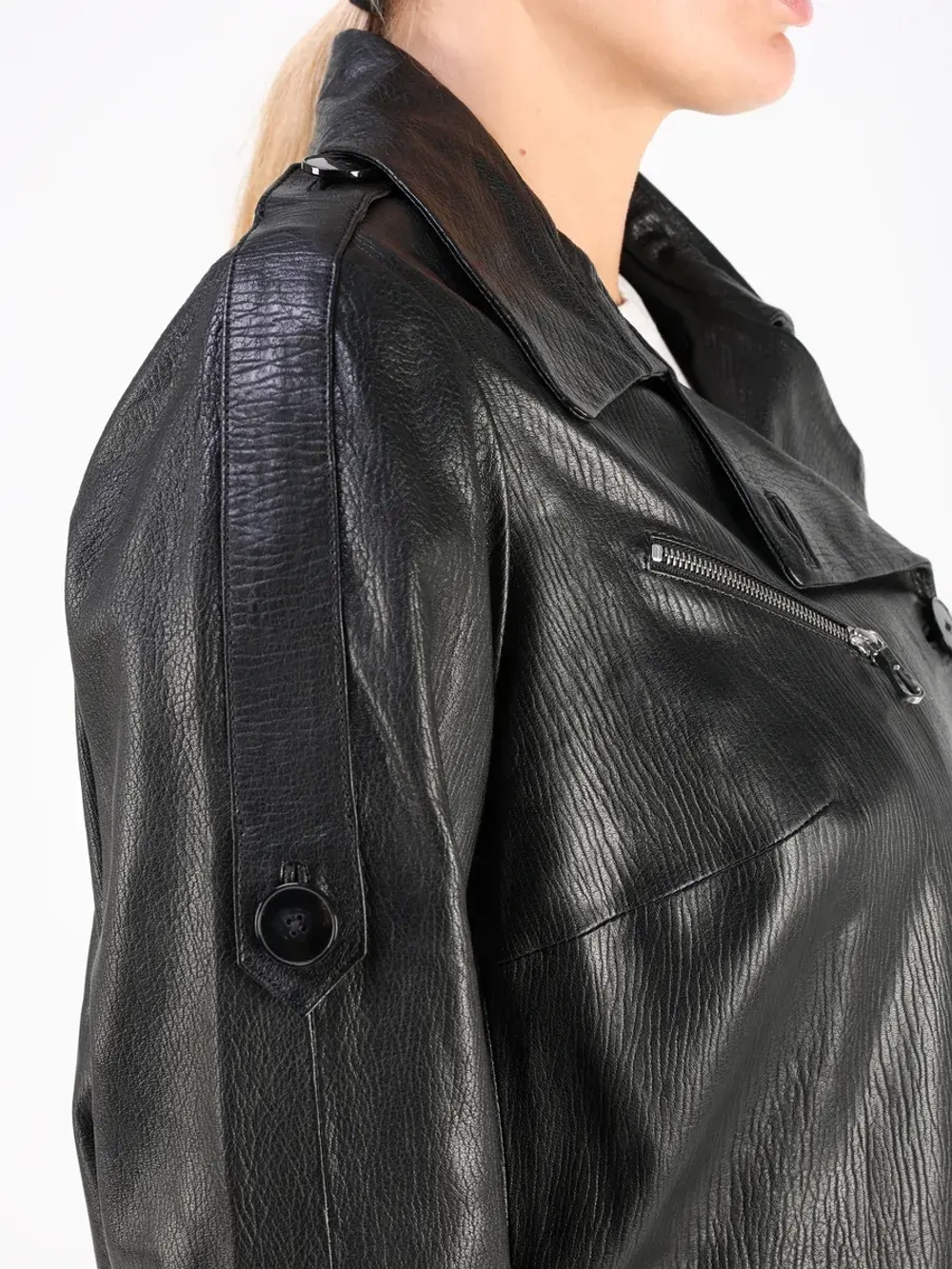 Кожаная куртка демисезонная из натуральной кожи