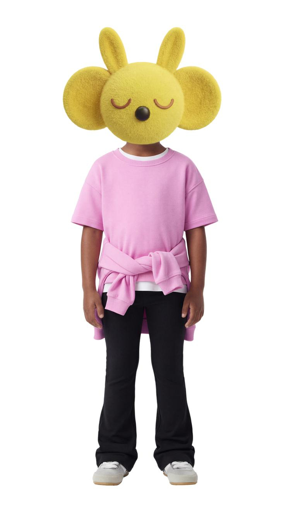 ZARA ОДНОТОННАЯ ФУТБОЛКА ИЗ ТКАНИ INTERLOCK, РОЗОВЫЙ/ЛИЛОВЫЙ