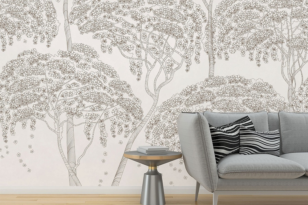 Обои и панно Affresco, коллекция  Line Art