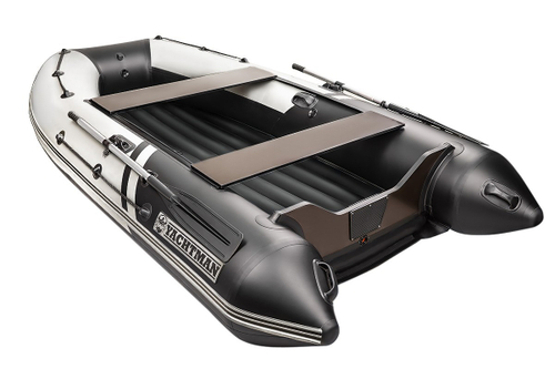 YACHTMAN-320 НДНД (Яхтман) белый-черный (лодка ПВХ нднд под мотор с усилением)
