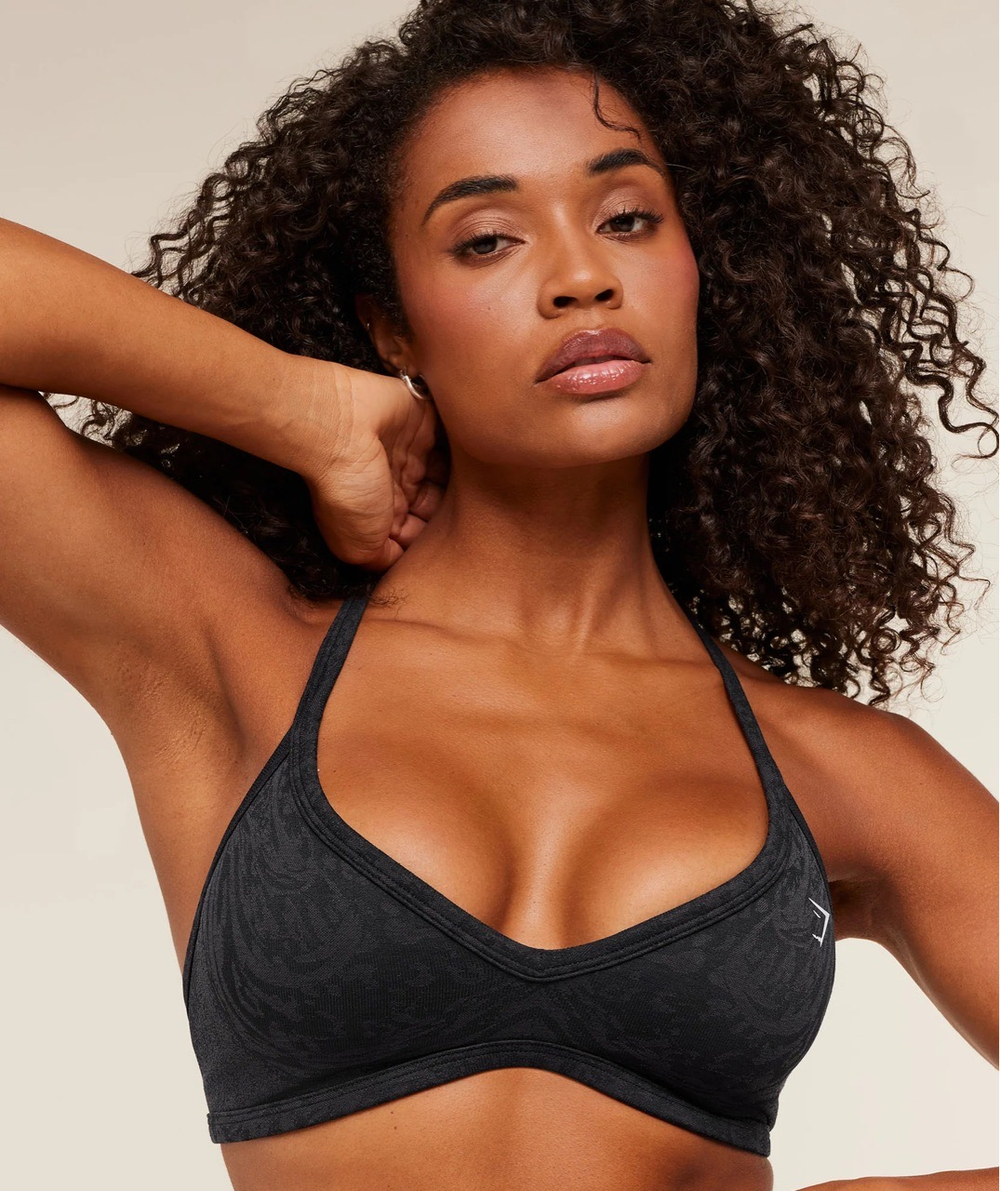 Топ GYMSHARK Adapt Animal X Whitney Sports Bra Black