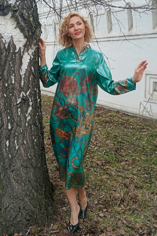 Платье «Созвездия», по мотивам карт из атласа звездного неба Globi coelestis