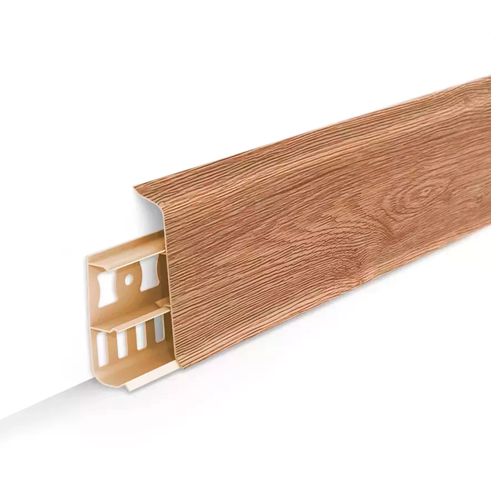 Плинтус напольный ПВХ "Деконика" 221 Дуб янтарный 2200х70х21 мм