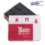 Мел бильярдный "Master" Black 12шт.