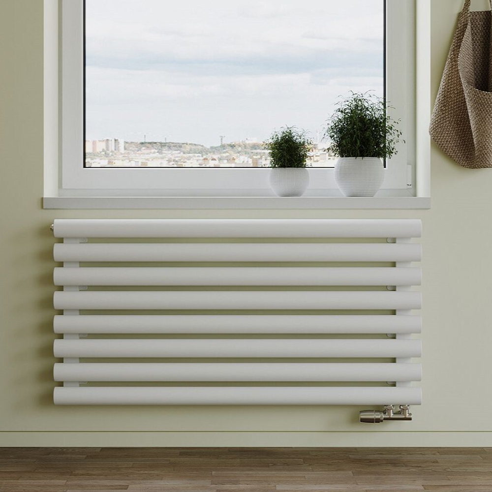 Радиатор трубчатый Guardo Torre 6D-1200-08 NK-GOR-R R9016(M) белый матовый