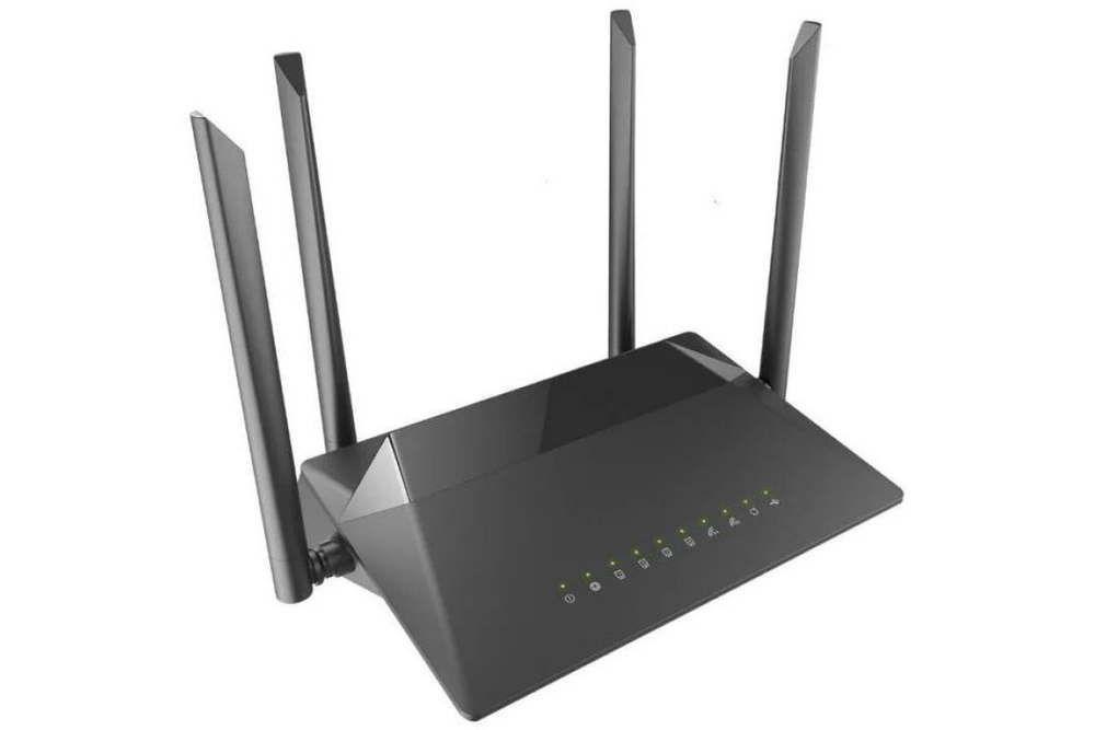 Wi-Fi роутер D-link DIR-825/RU/R, черный
