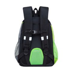 Çanta \ Bag \ RB-259-1m Рюкзак школьный (/3 черный - салатовый - серый)