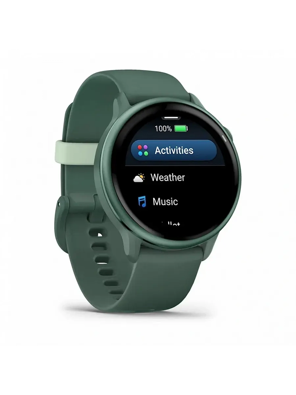Умные часы Garmin Vivoactive 6 Metallic Jasper Green with Jasper Green Band (010-02985-42)