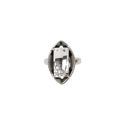 "Диандера"  кольцо в серебряном покрытии из коллекции "Грани" от Jenavi