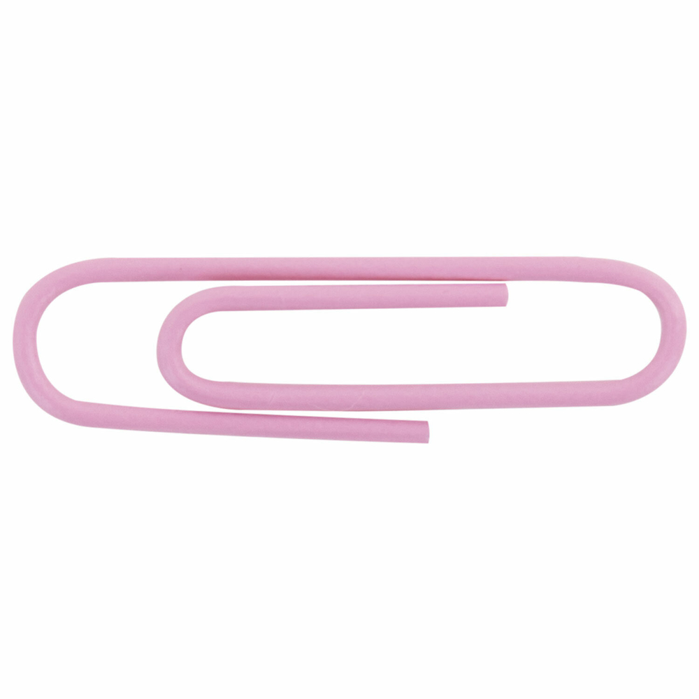 Скрепки BRAUBERG PASTEL 28 мм пастельные цвета 100 шт. в пластиковой коробке (6 штук в упаковке)
