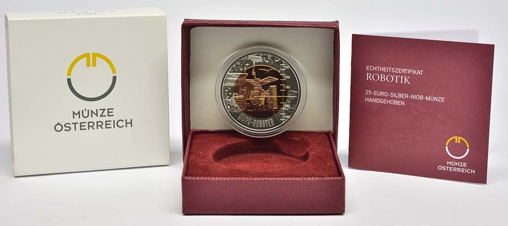 АВСТРИЯ, 2011, 25 ЕВРО [БИМЕТАЛЛ: СЕРЕБРО + НИОБИЙ]
