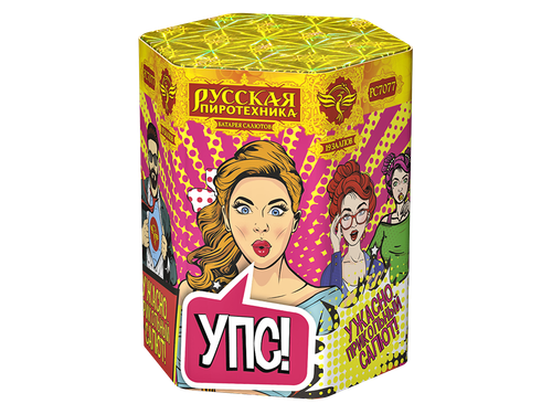 УПС "Ужасно Прикольный Салют" 1,1" х 19 залпов,  1/12, шт