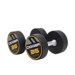 Комплект полиуретановых гантелей 5 пар от 27,5 до 37,5кг Hasttings Digger HD51D4C-27,5-37,5