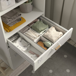 IKEA JÄTTEBJÖRN  (ИКЕА ЙÄТТЕБЙÖРН)  -  Органайзер, белый/серый, 50x35x9 см