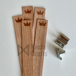 Деревянные фитили с дизайном