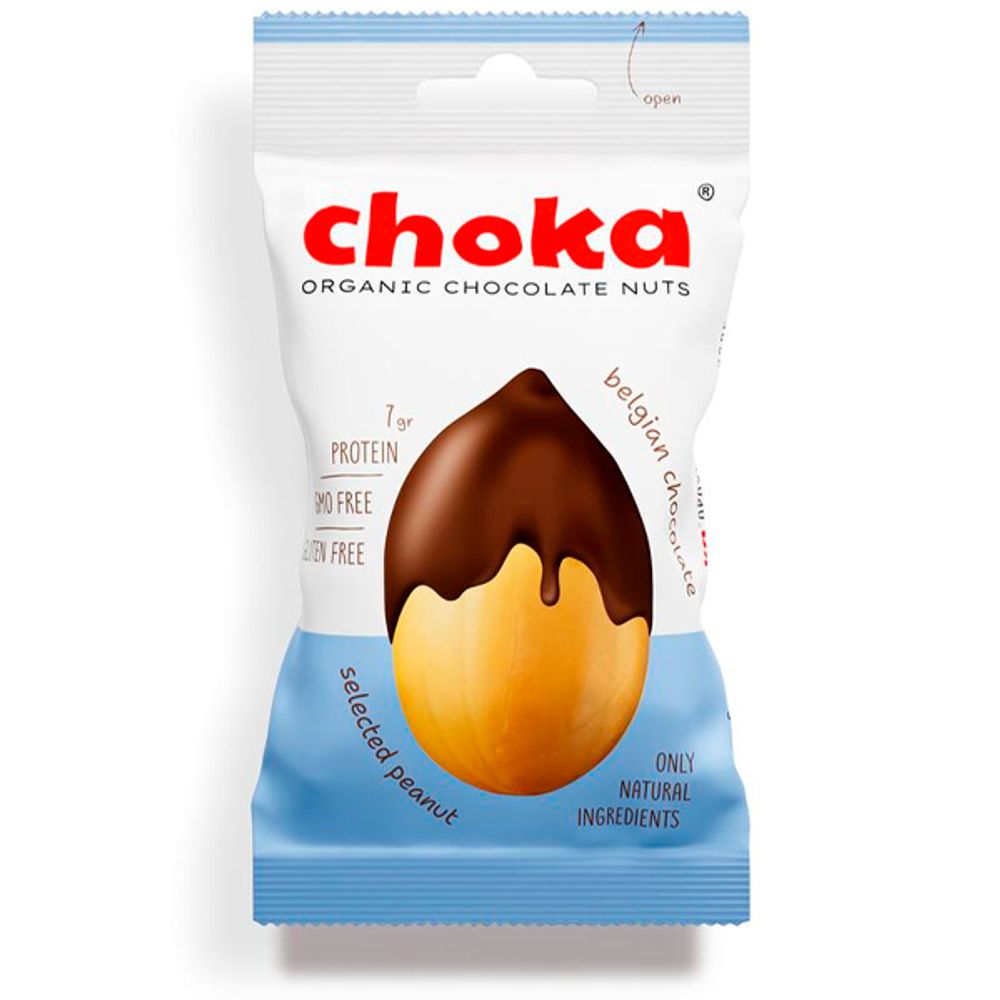 Арахис в бельгийском шоколаде "Чока" 45гр