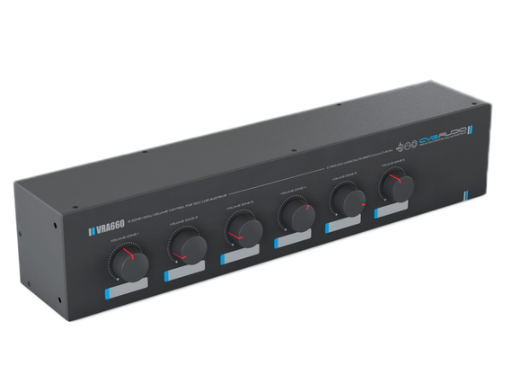 CVGAUDIO VRA-660 шестиканальный, 2U-рэковый, 11-позиционный регулятор громкости