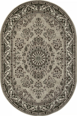 Ковер D285 - BEIGE - Овал - коллекция GAVANA размер 60*110 см