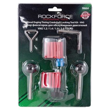 Набор фиксаторов для обслуживания двигателей группы VAG 6пр.(1.4, 1.9, 2.0 TDI PD), в блистере RockForce##Rock FORCE RF-906G4
