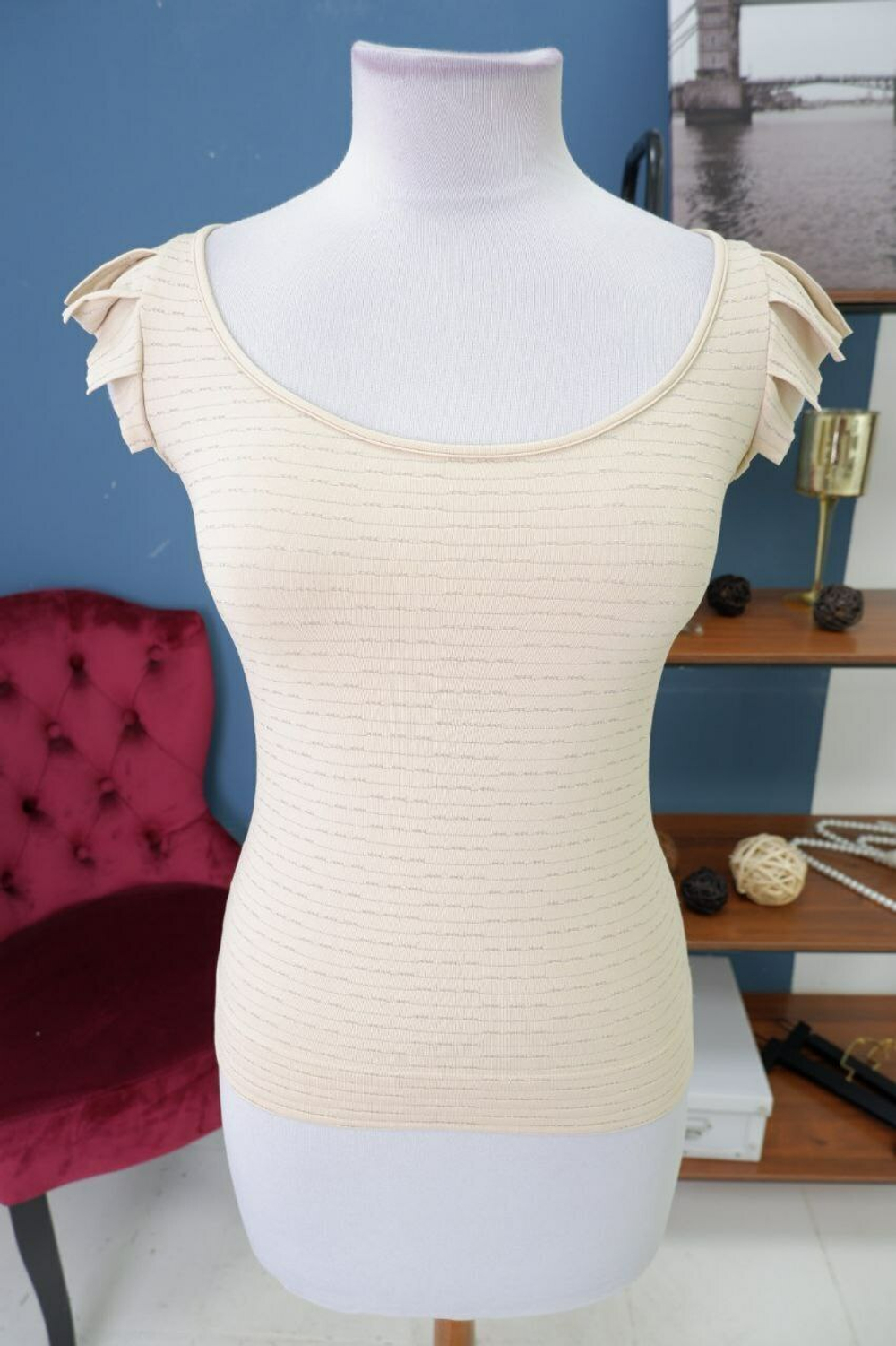 Топ Sisi с люрексом 44-46 размер