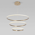 Подвесная светодиодная люстра Eurosvet Collars 90264/3 латунь