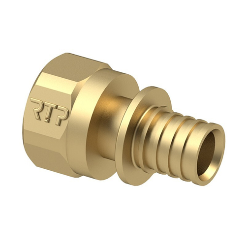 Муфта латунная для PEX-ВР 16-3/4, под надвижную гильзу, РосТурПласт