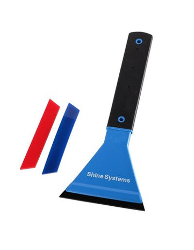 Shine Systems Ручка с 3 ракелями разной жесткости 20*10см