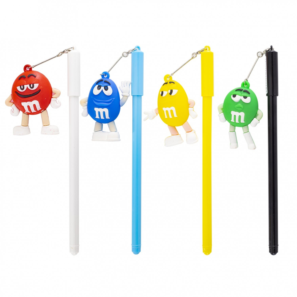 Ручка гелевая Alingar "MMDance", 0,5 мм, синяя, игольчатый наконечник, круглый цветной пластиковый корпус, карт. уп.