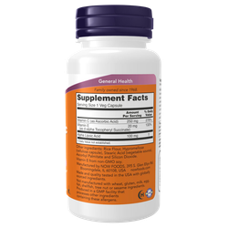 Now Foods Alpha Lipoic Acid 100 mg 60 veg capsules, Альфа-липоевая кислота