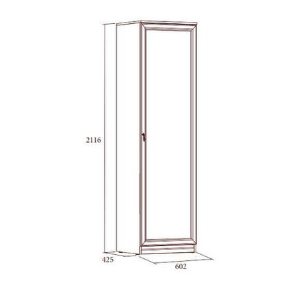 ЕКАТЕРИНА Прихожая. Шкаф 1-дверный ЕШ 1105