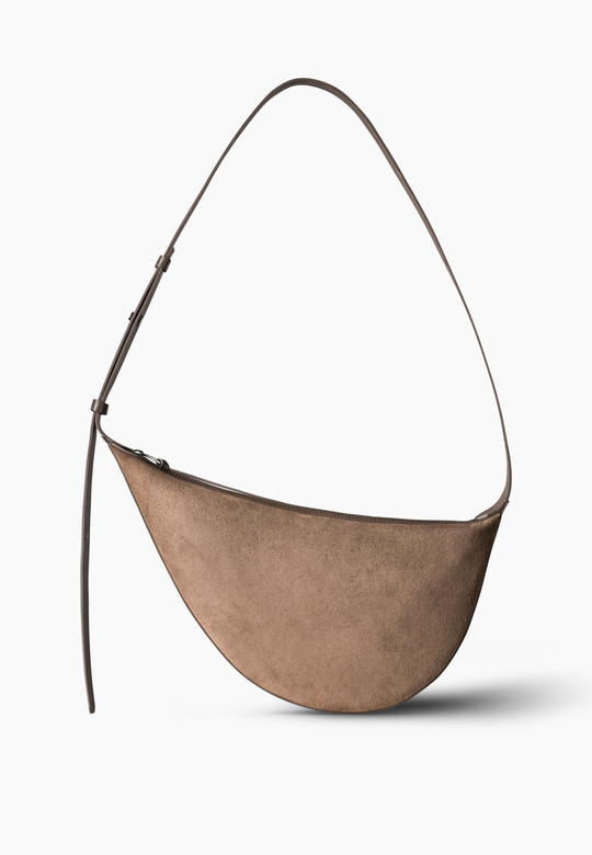 Кроссбоди VALENTINA замша трюфель