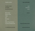 Yonathan Avishai Trio / Joys And Solitudes (CD)