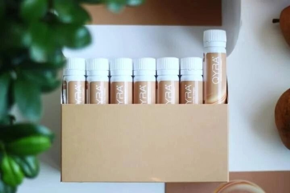 Питьевой коллаген QYRA  кюра с комплексом VERISOL / Collagen QYRA Intensive Care contains VERISOL 21шт по 25 мл германия