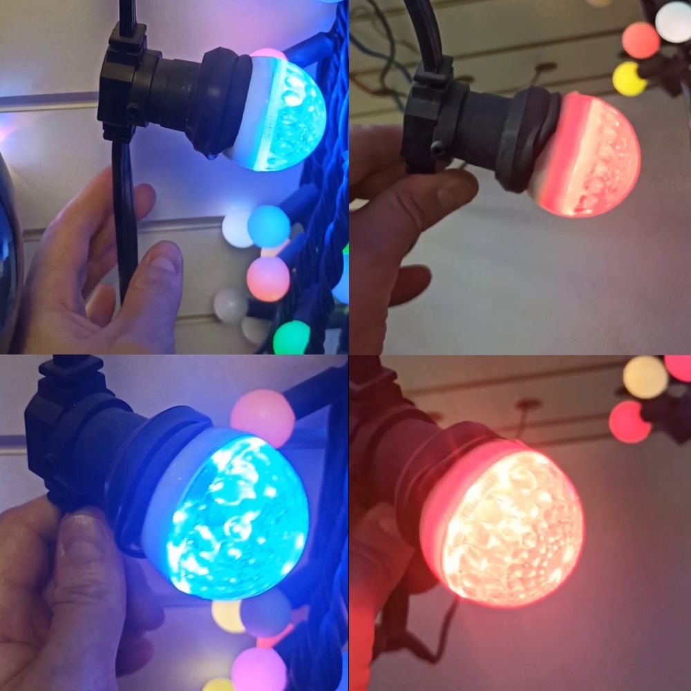 уличная гирлянда белт-лайт с LED лампами "Пояс Ориона"