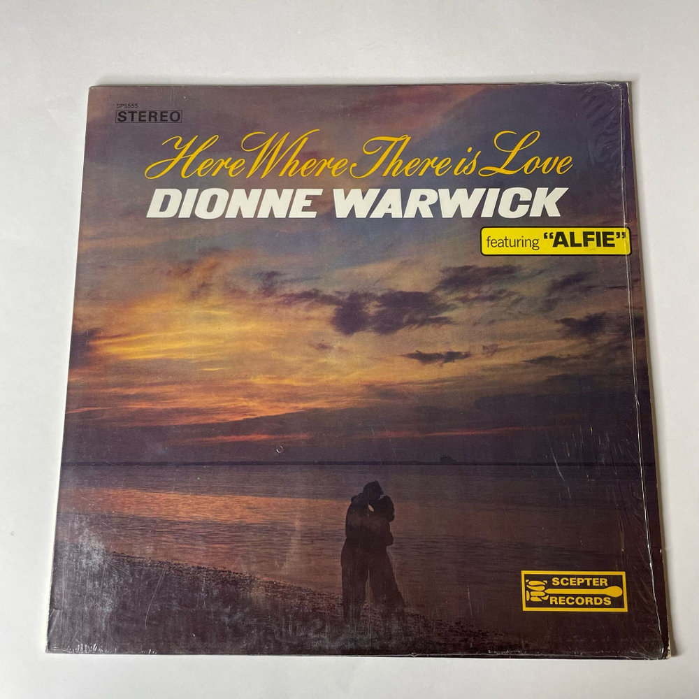Винтажная виниловая пластинка LP Dionne Warwick, Here, Where There Is Love (USA 1972)