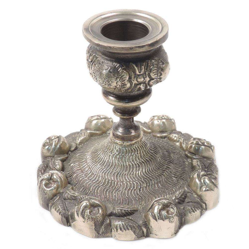 Подсвечник "Розы" бронза